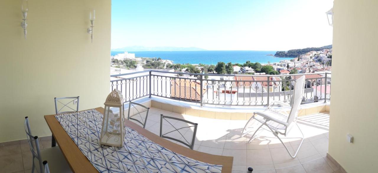 Great Sea View Apartment Kavala Exterior foto